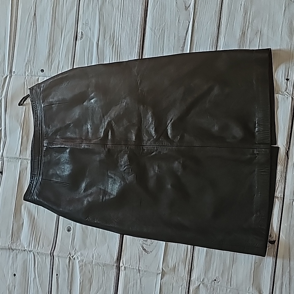 Prada leather Pencil skirt